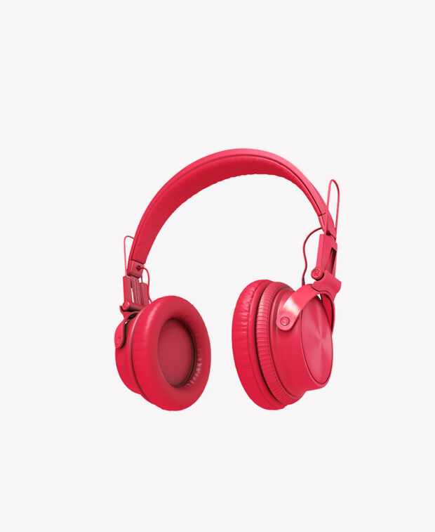 Red Headphones